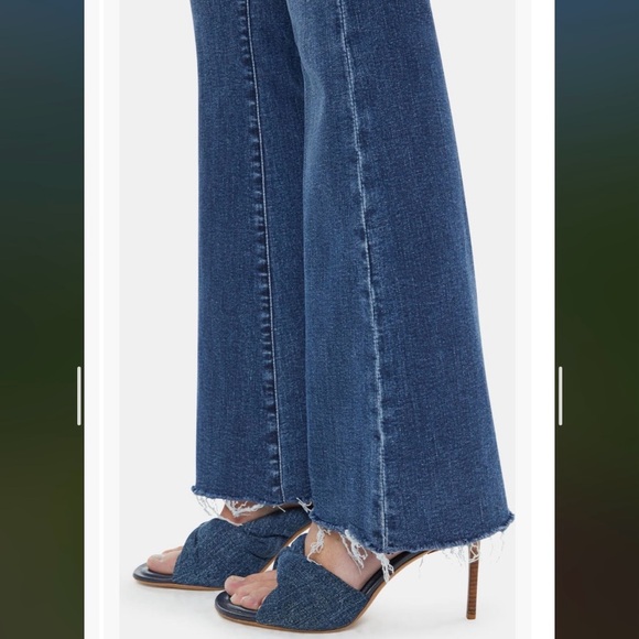 Mother The Weekender Fray Hem Bootcut Jeans in Fancy Meeting You Here Size 28 - Picture 4 of 13